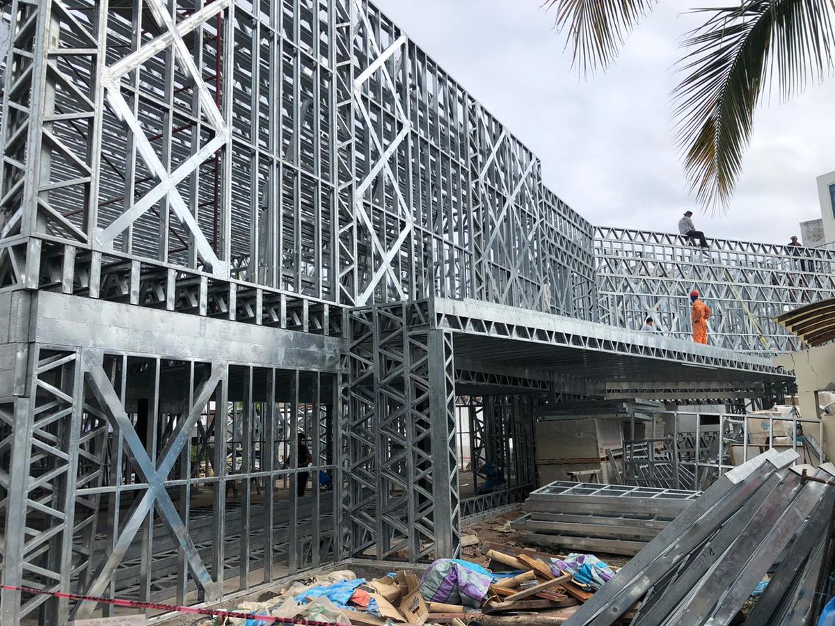 Avanza la construcción del Centro Creacionista de la Iglesia Adventista en Islas Galápagos, Ecuador. Pará decirle al mundo  que "en el principio creo Dios los cielos y la tierra". Génesis 1:1