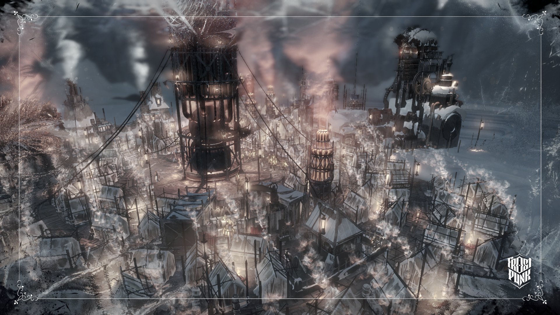 𝓛 𝓪 𝔃 𝔂 Frostpunk スチームパンクで常に何かに追われて町作りながら政治もする感じのゲム マジで良ゲー T Co 4roktwsfq2 Twitter
