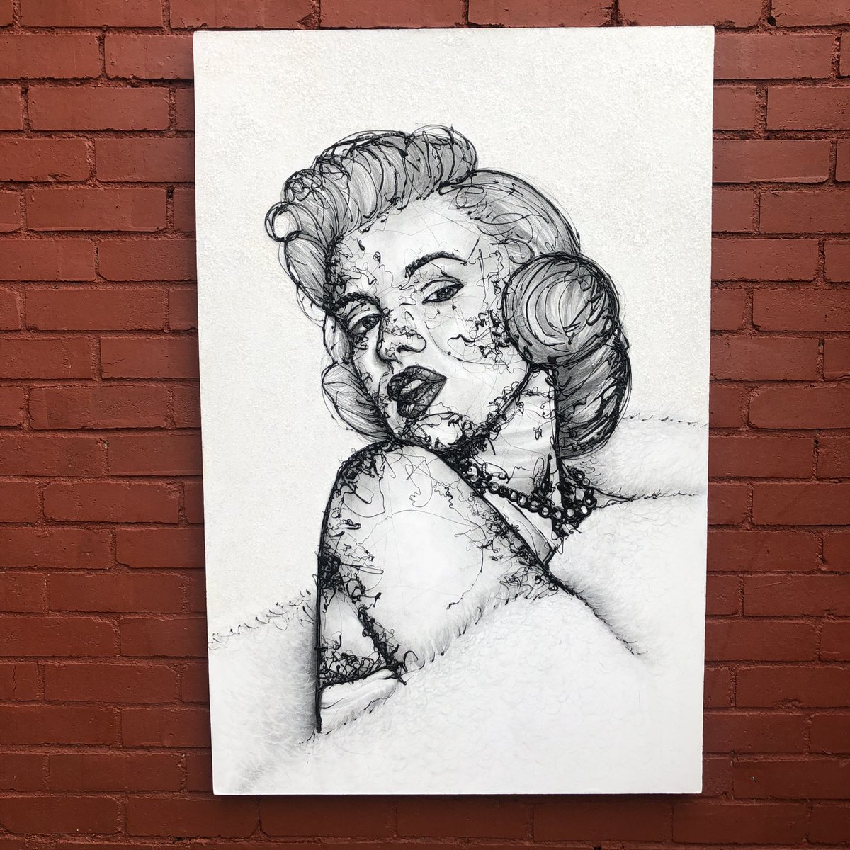 Looking gorgeous as ever up next to each other. Head over to my insta <a href="/bbeckysmithh/">BECKY SMITH ART</a> to see the process of these glue pieces!