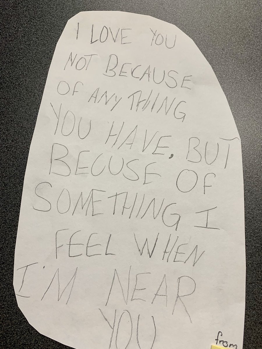 I found this note on my desk this morning, left by a darling girl going through a lot. This is why we do what we do.❤️