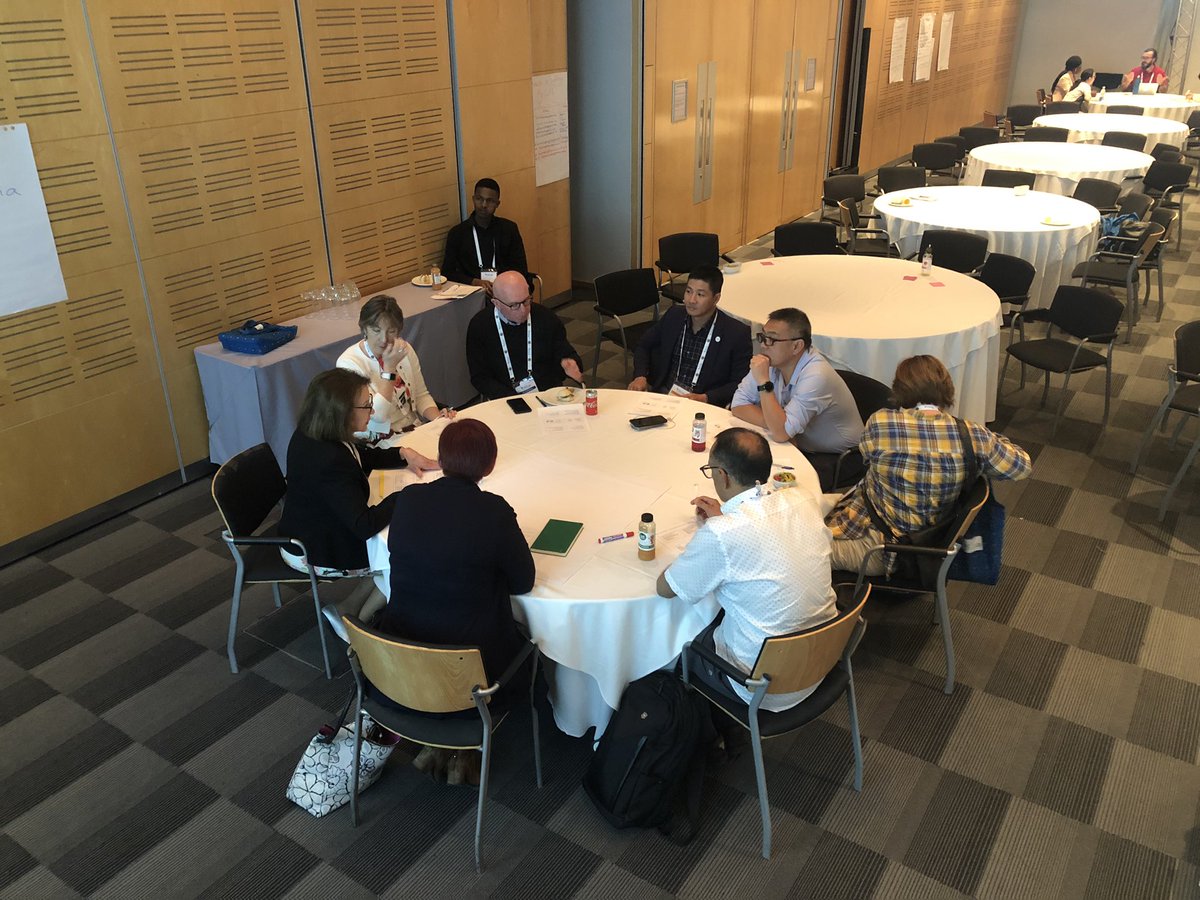Jibberydo's tweet photo. A vibrant World Café on approaches to improving safety! Small groups and lots more time to join with lunch available at the door #LJSafety #ISQua2019 @ISQua @PeterLachman @triciaqif @nielsega @saeruri @egbe_louis Tommaso Bellandi @DalHothi_HD_QI @davidjvaughan @manvirvictor https://t.co/iju5zTd4ov