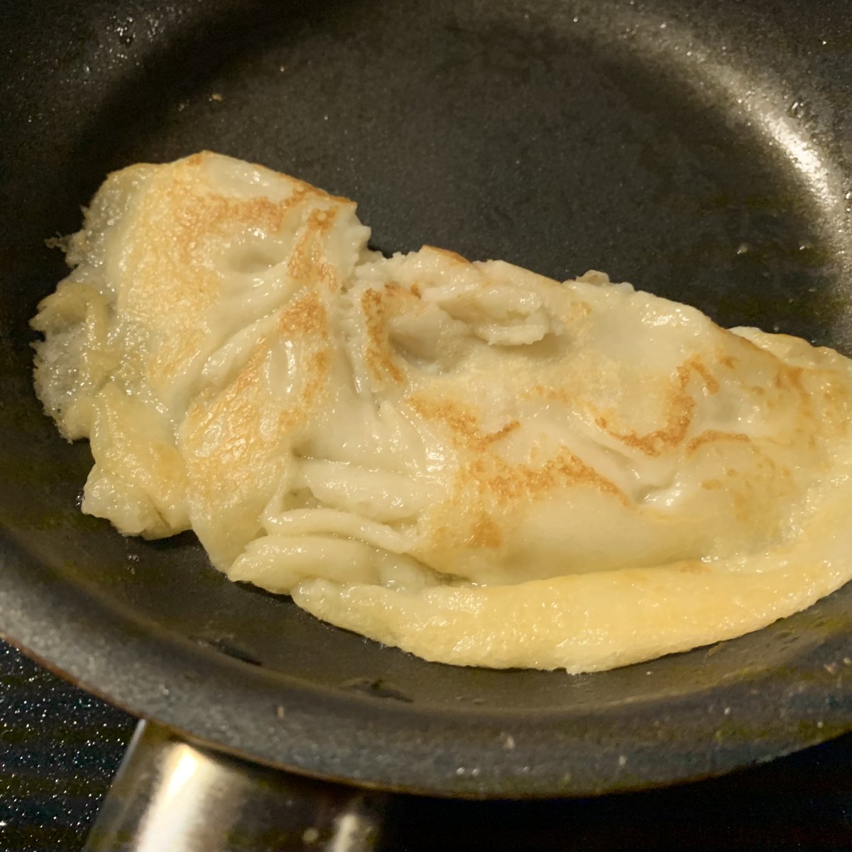 南部美砂子 なんなのこわい って思いながら焼いていたりんご酵母のパンケーキはみごとに失敗しましたんたかたん