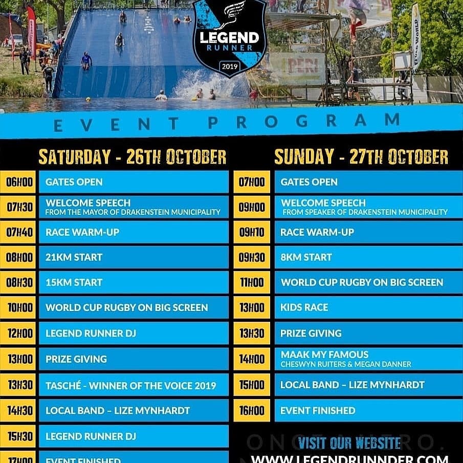 ArtistDanner's tweet image. Sien ek julle die naweek Paarl? 
#goingbackhome
#legendrunner