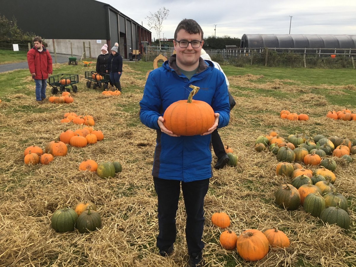 Days like this -only at #ThisisSteppingStonesNI #Laganvalefarm #Pumpkinfun #NVQTraining. 🎃👻🧛‍♀️