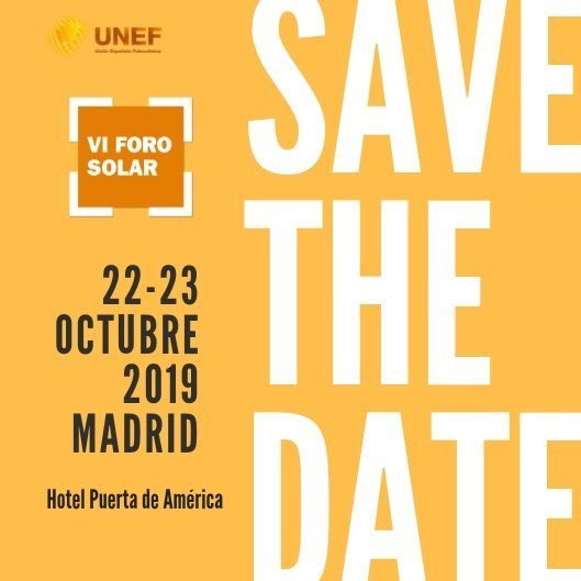 MediosTec21_Vva's tweet photo. Hoy,
2º día #ForoSolar19
"La☀️#Fotovoltaica como elemento PRINCIPAL del Modelo Energético" #PNIEC
#UNEF #FOTOPLAT
📣#VIForoSolar, el evento clave de la industria #solar española!
🏨Puerta de América
Avda. de América 41
#Madrid
#TransiciónEnergética
#Renovables #FV #Autoconsumo https://t.co/UEEiWfFjQb