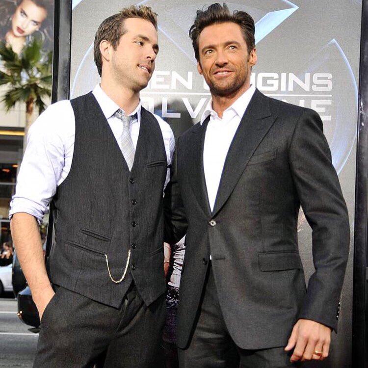 JackmansLanding's tweet photo. Look @VancityReynolds, we KNOW who’s jealous of who. 👈
.
.
#hughjackman #ryanreynolds #happybirthday #wolverinewednesday #wolverinevsdeadpool #bromance #brotherfromanothermother #wolverine #deadpool https://t.co/St9fbt20i7