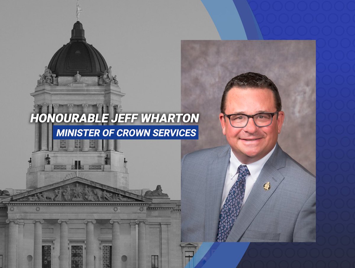 The Minister of Crown Services, <a href="/JeffWharton4MLA/">Jeff Wharton</a>