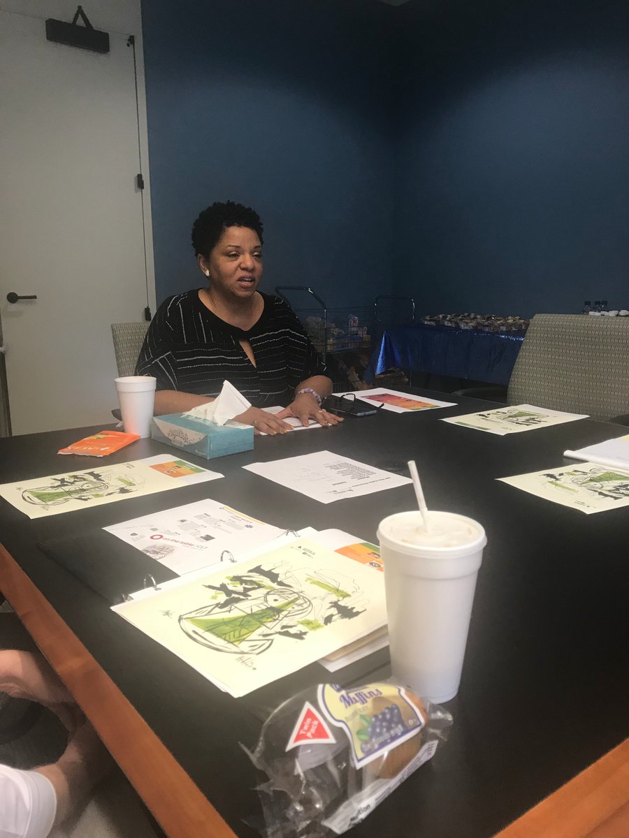 MeckClerk's tweet photo. Today, Mecklenburg County Clerks participated in #OnTheTableCLT, a community-wide civic engagement initiative.  Facilitated by the Honorable Elisa Chinn-Gary, the topic of this year’s discussion was “Finding Home: Where Do I Belong?” #OnTheTableCLT #OpportunityCLT #28202 https://t.co/0NvjzQrxkl