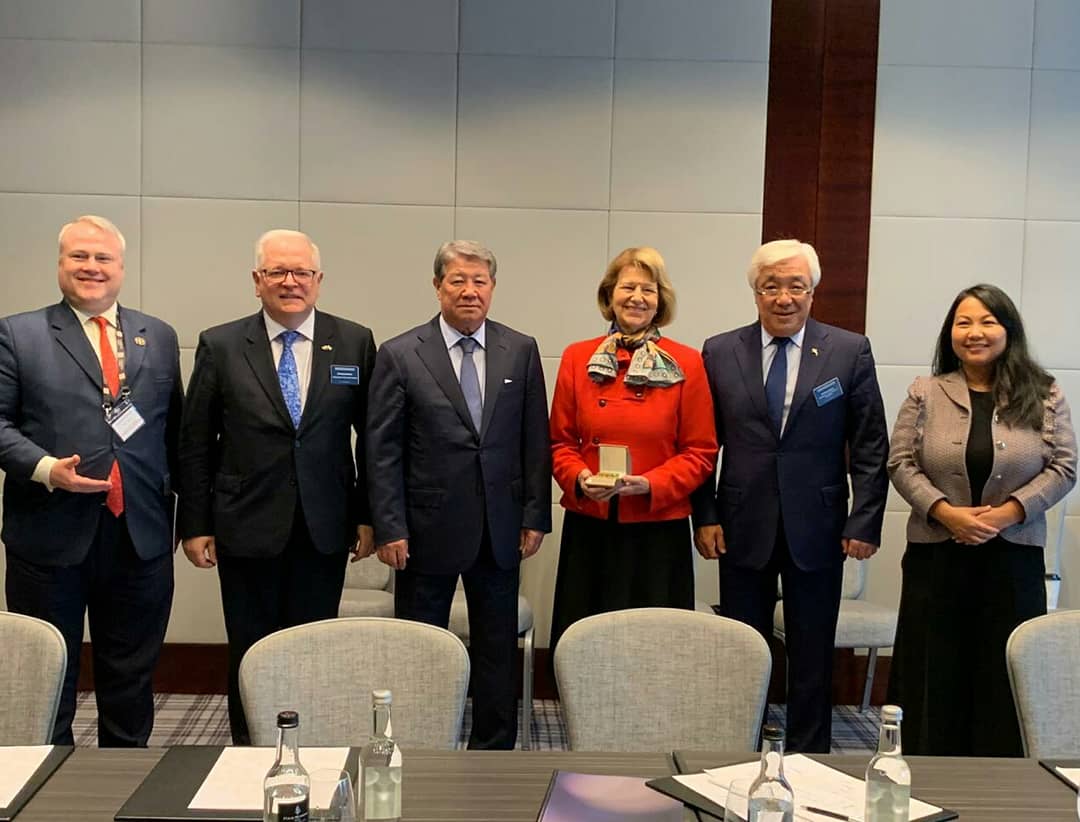 📌The 3rd Kazakh-British Business Council (KBBC) is taking place in #London today. This year it is co-chaired by Baroness Nicholson Winterbourne, the UK Prime Minister’s Trade Envoy to Kazakhstan and Akhmetzhan Yessimov, CEO of “Samruk Kazyna” JSC. #UKinKZ #UKKZBusinessCouncil