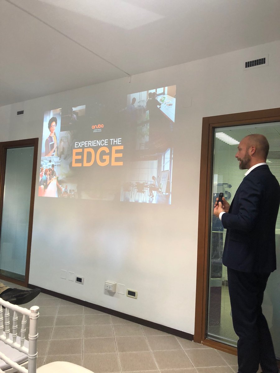 Meeting in Rome <a href="/ArubaNetworks/">arubanetworks</a>  and  <a href="/Axians_Italia/">Axians Italia</a> <a href="/_fabiotognon/">Fabio Tognon</a> presented the #cybersecurity vision and approach great knowledge sharing with Axians cyber security team