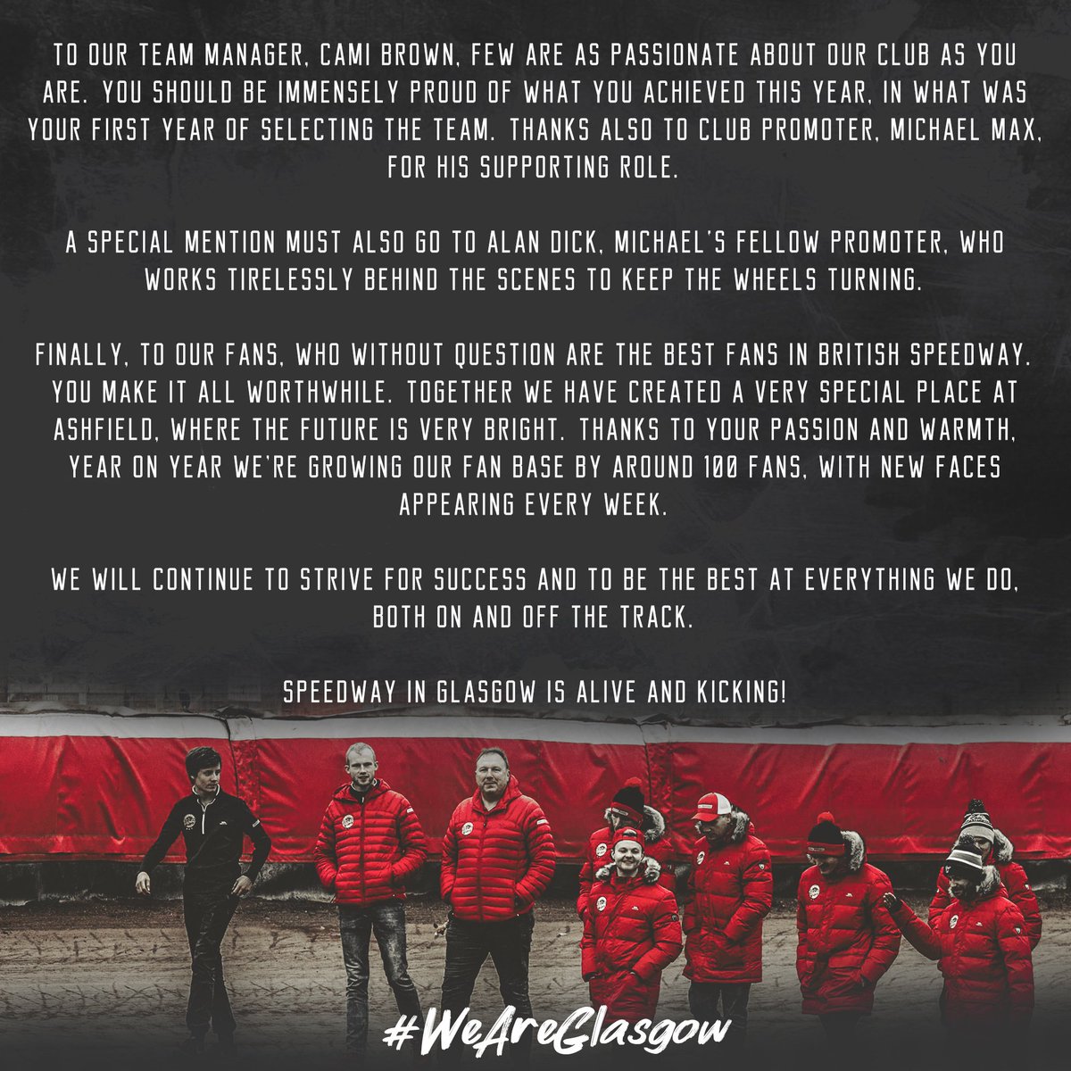 🗣️ A message from our owners...