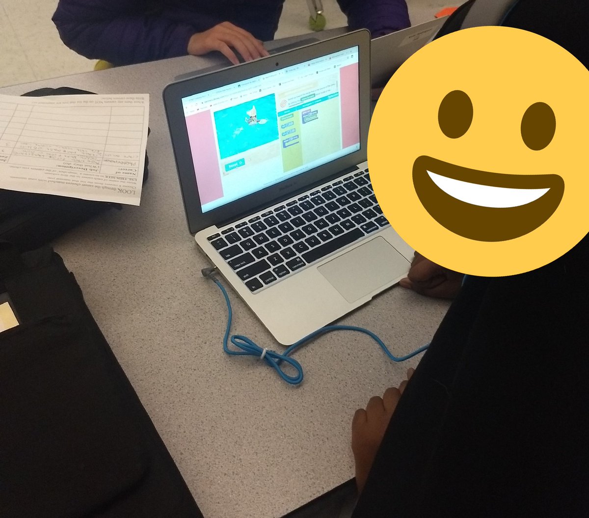 alison_somers's tweet image. Students SUPER engaged in coding their own adventures on our second Demons Aspiring to Achieve half day! They also got to discover some career path opportunities. @CSforLPS @supefinnlps #LMS @CSforALL