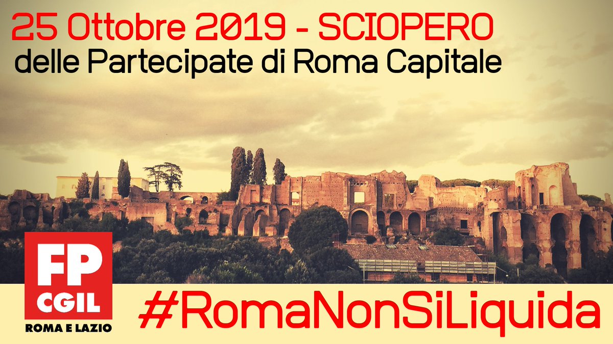 Fp Cgil Roma Lazio
<a href="/fpcgilromalazio/">Fp Cgil Roma Lazio</a>
Da Ama a Zètema, sono 18 le partecipate che danno lavoro a 24 mila dipendenti. Un sistema in crisi, e con esso l'insieme dei servizi pubblici romani, patrimonio di tutti i cittadini. 

Leggi l'appello di Landini: rassegna.it/mobile/articol…