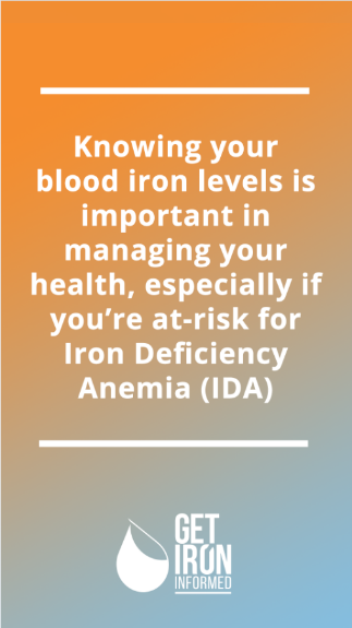 DaiichiSankyoUS's tweet photo. If you’re at risk for #IronDeficiencyAnemia, knowing your iron levels may help your doctor determine whether you may need a change in supplemental iron or other treatment to keep your iron levels healthy for you. Go to https://t.co/7ldhtYml1p to learn more. #GetIronInformed https://t.co/kYRG1puTvU