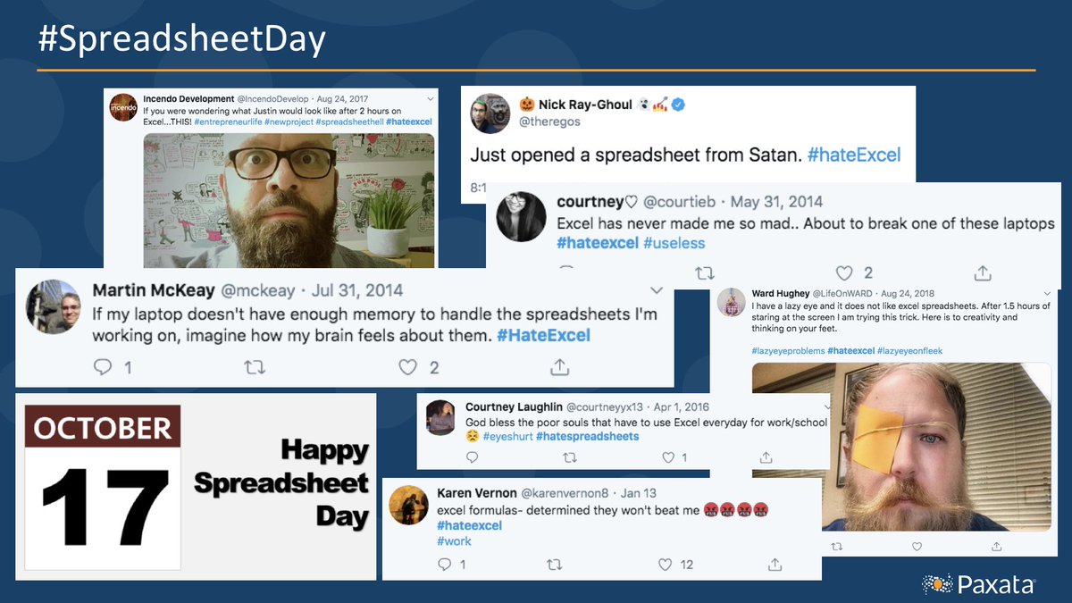 Paxata's tweet photo. Want to be your office hero? @TransAlta could have used a hero to save them from a $24 million cut-and-paste #spreadsheet error. Read our new blog to learn how to overcome 5 real-world limitations of #Excel #spreadsheets. It’s time to be a hero. https://t.co/cAmbesF1tN https://t.co/VcAPJKtqA0