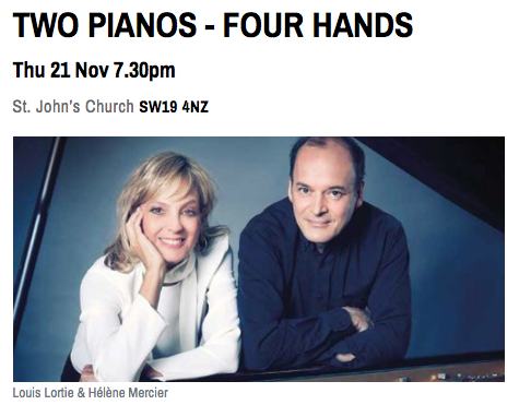 WimbledonWIMF's tweet photo. One of the world’s most outstanding piano duos, Louis Lortie & Hélène Mercier. They have been performing together since their student days, and have developed a remarkable sensitivity to the four-hand and two-piano literature.
Live at #WIMF: https://t.co/cnudNZmG7f https://t.co/Ruoln8phQA