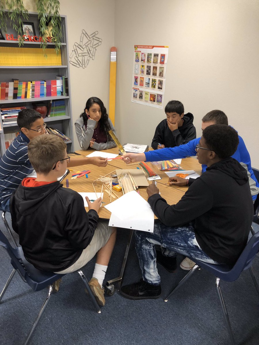 MexiaCTE's tweet photo. 8th Gd #College & #Career Readiness classes enjoying friendly competition by applying new knowledge of #Architecture & #Construction building birdhouses. Each group had a projectmanager, architect, designer, carpenter, and drafter. #StudentCenteredLearning #InvolveMeAndILearn https://t.co/YN0jJix8X4
