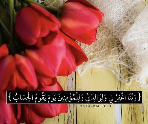 ربي اغفرلي ولوالدي وللمسلمين اجمعين🌹