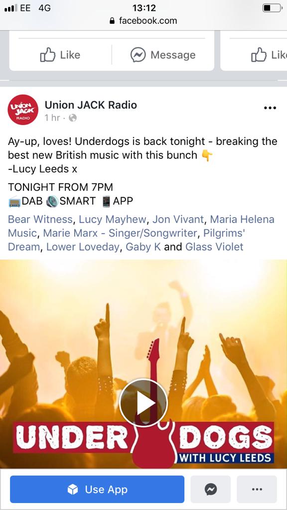 Check us out on the radio today <a href="/unionjackradio/">Union JACK Radio 📻</a> playing some great underground tunes