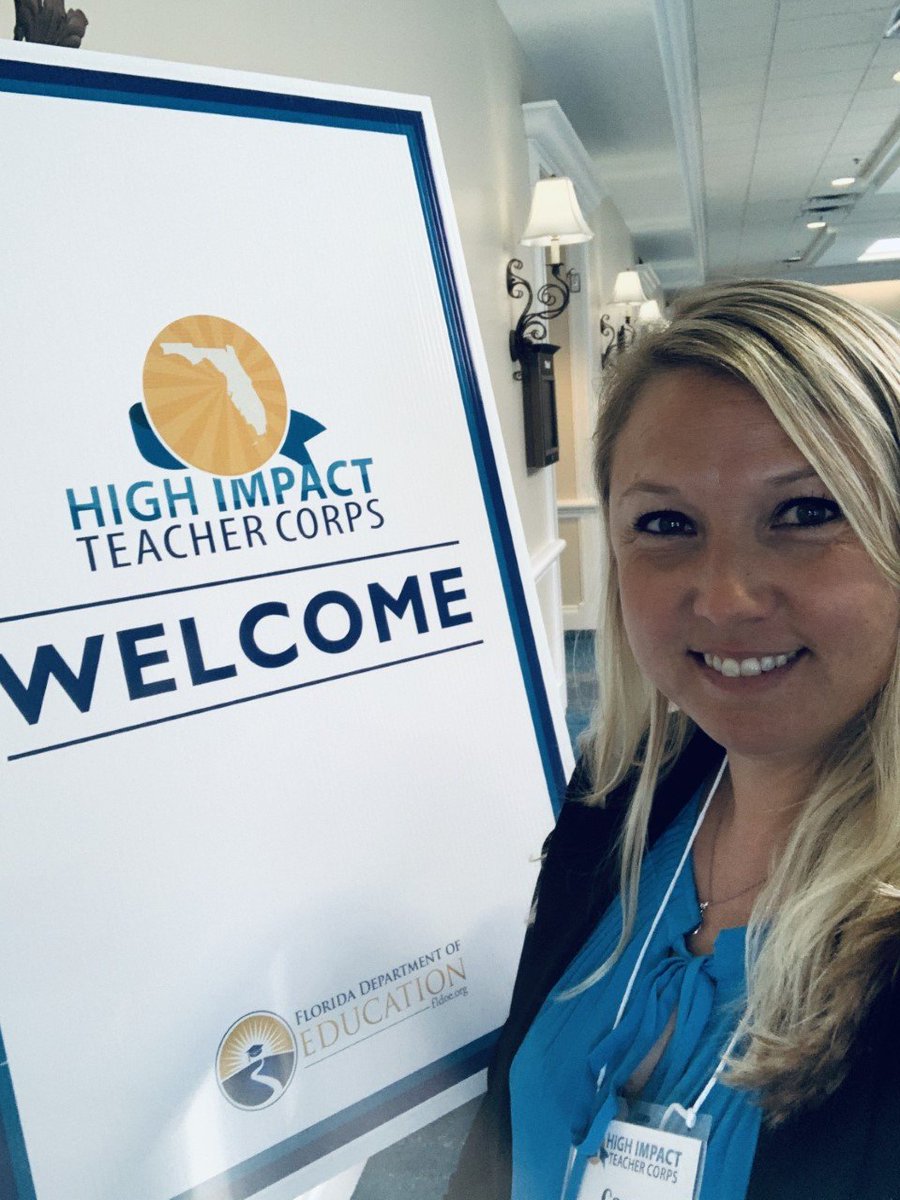 CaraAstolfi4's tweet image. Proud to represent @volusiaschools and #vcscm at the High Impact Teacher Corps.  We are disrupting the predictability of success by sharing our practice. #HITC4