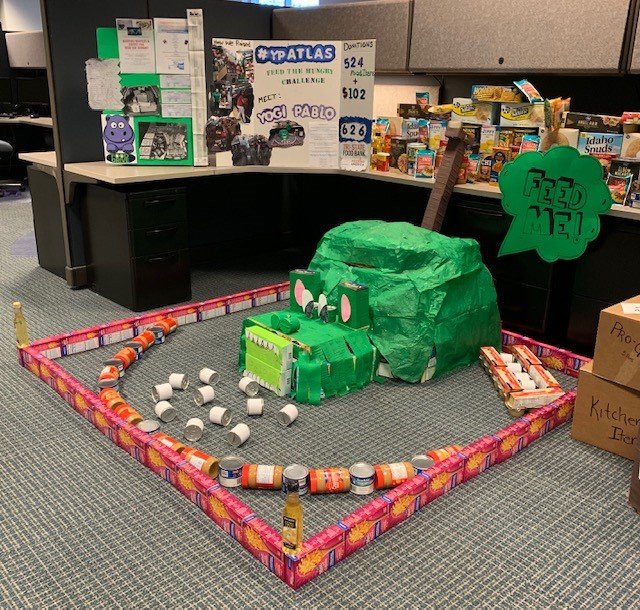 Atlas_Intl's tweet photo. A big THANK YOU to our teams for participating in this years Food Drive. There were 3811 items donated and an additional $561 in donations. Way to go Atlas! https://t.co/y2bO7pU8na