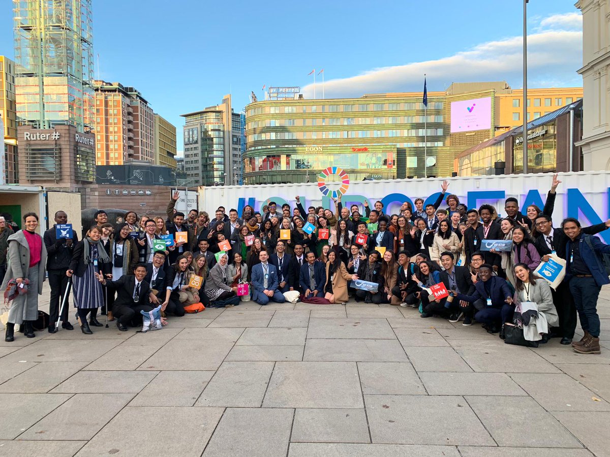sfoucault2's tweet photo. Thank you SOA for providing space and a voice for youth at #OurOcean here in #Olso! 🌊 https://t.co/g0BktAWfOe