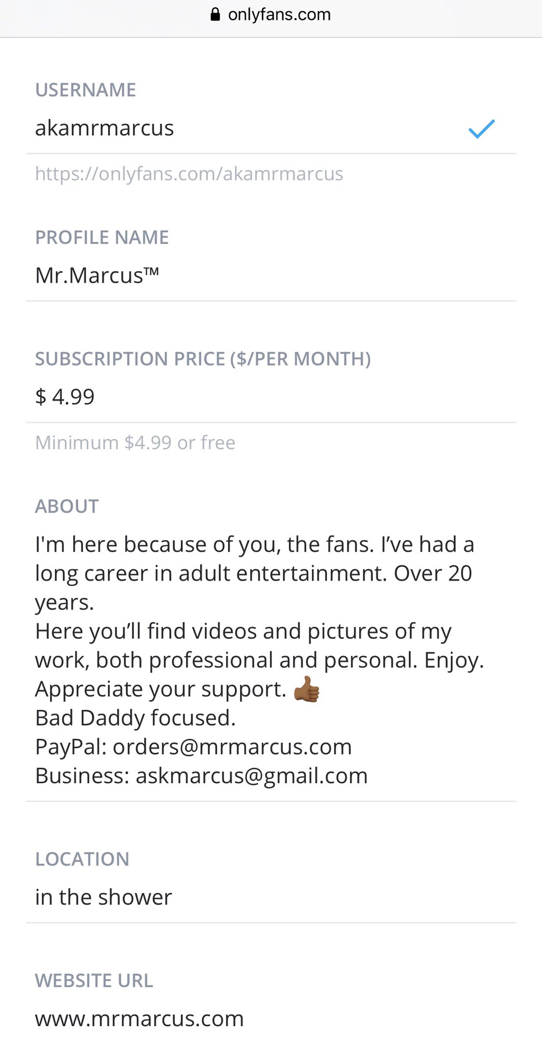 Mr marcus onlyfans