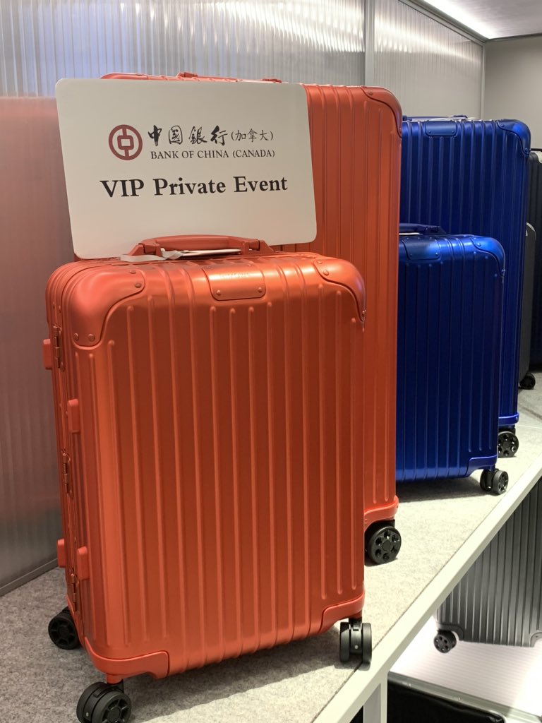 CynthiaWongCRE's tweet photo. #VIP @RIMOWA #bankofchina #tuesdayafterwork 🇨🇦 @Toronto https://t.co/vLu9YrwHj9