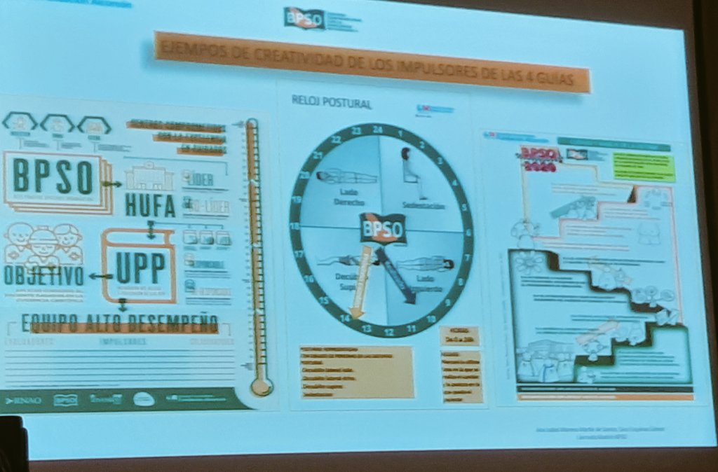 ➡️ Durante la implantación de las guías de Buenas Prácticas se descubrieron talentos ocultos y se potenció la creatividad, lo que sirvió para mejorar y crear recursos nuevos 

Vía Ana Isabel Moreno (<a href="/HUFABPSO/">BPSO_HUFA</a>)

#MADRIDBPSO
