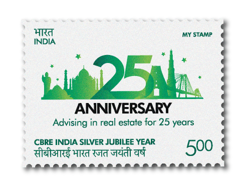 CBRE_India's tweet photo. We thank @IndiaPostOffice for recognizing our efforts and honoring us with the release of customized stamp making us amongst one of the very few organizations with this honor!

#CBREIndiaStamp #IamCBRE #CBREIndiaTurns25 https://t.co/RBLUi0q4vh