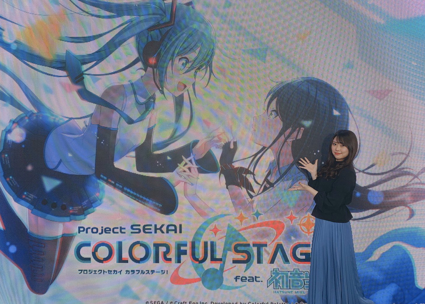 プロジェクトセカイ 星乃一歌役 野口瑠璃子さん直筆サイン色紙