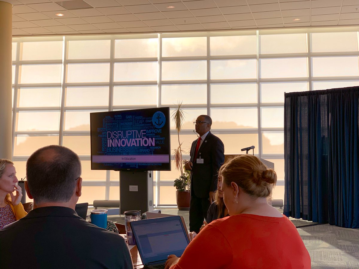 cwhinsch's tweet photo. Kicking off the first #vbanchor school meeting with an opening from @kipprogers. Excited for the amazing things this group will accomplish this year! @wjohnsen @nicscud @matthewcolohan @vblms @TechTeachVB @KimAdams007 @vbschools #vbits https://t.co/ssBYXsAoay