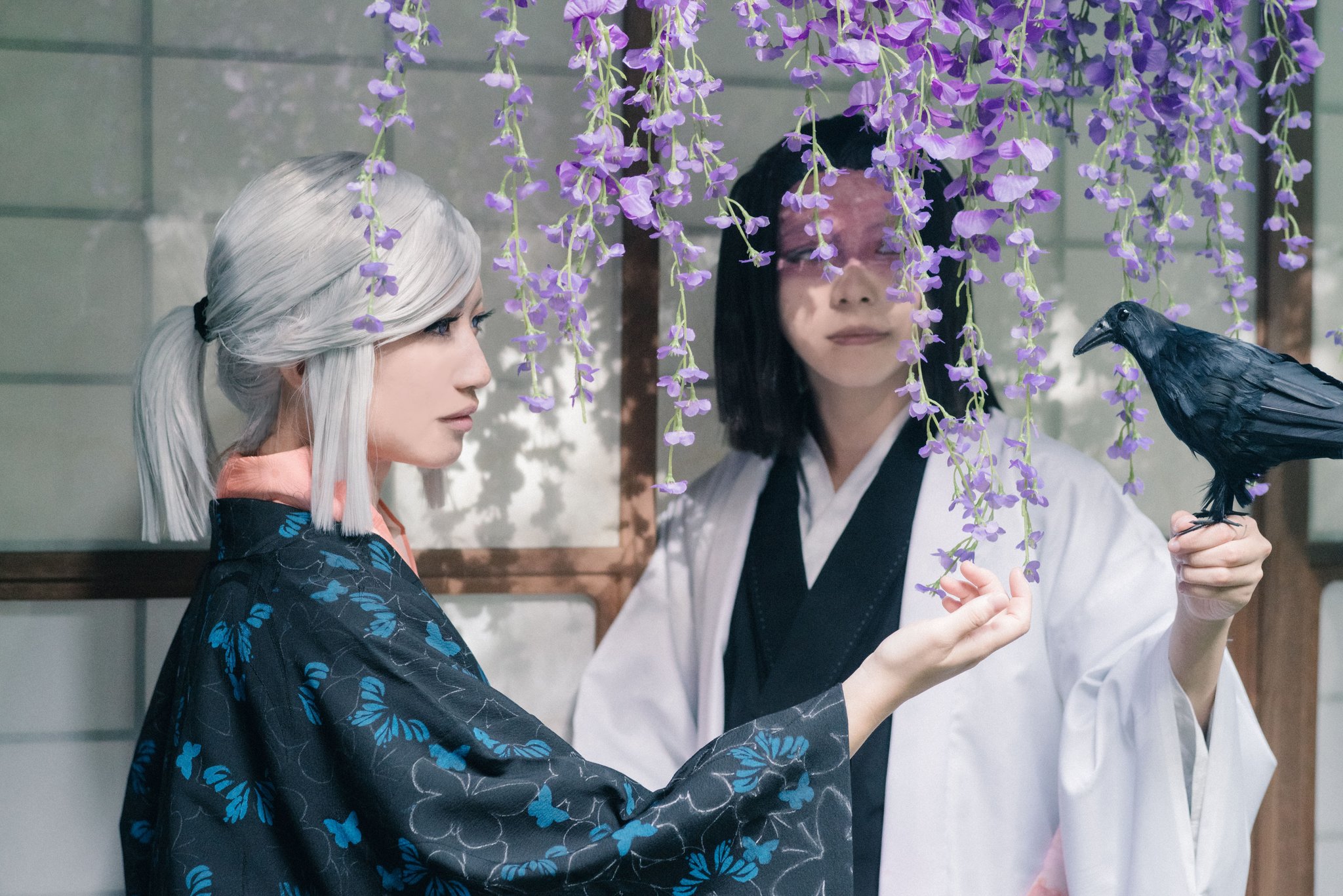 匚宀匕 в X: „⚠コスプレ/鬼滅の刃 藤の花 Photo @26aaa_xx 産
