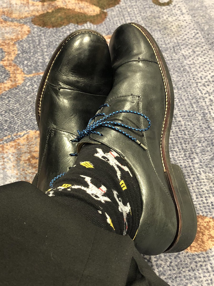 SamVR's tweet image. Representing Houston and @DragosIncwirh the perfect socks at #GridSecCon in ATL. Shoes need some polish though...