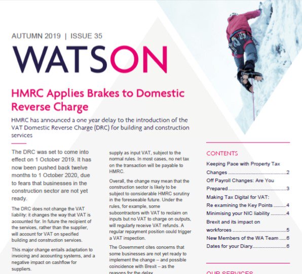 The WatsON Autumn 2019 Newsletter is out now. Keeping you up to date with recent and upcoming changes. Check it out here! ow.ly/kMwU50wS4Jv