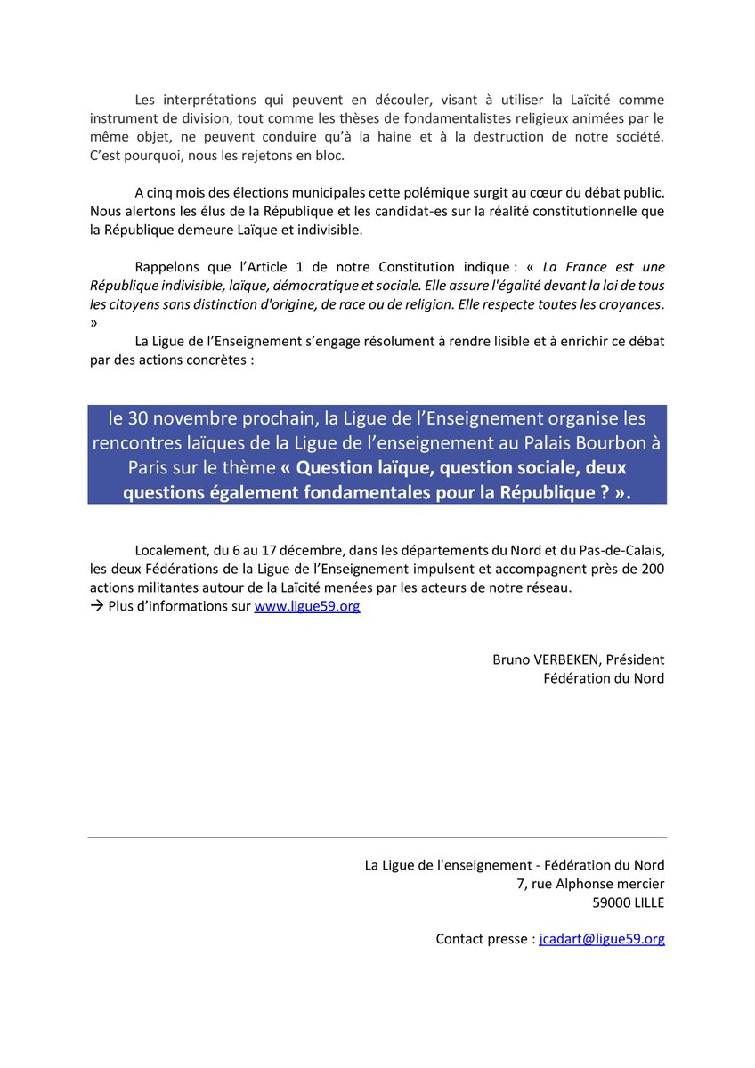 La Ligue - 59 tweet media