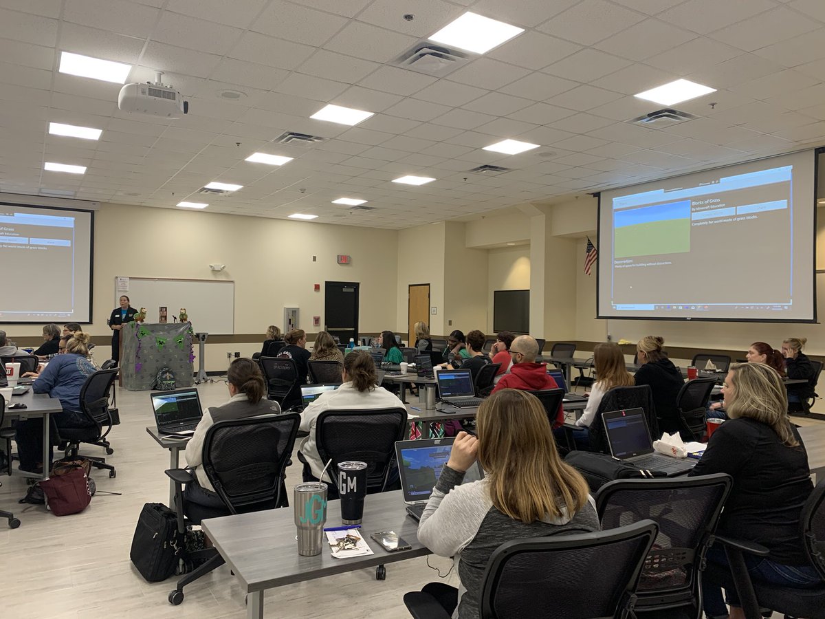 TheMerryHof's tweet image. We’ve got some amazing @CherokeeSchools teachers here at @ITSCCSD today with @butterflynix and @TechJeff09 learning all about @PlayCraftLearn! It’s going to be an amazing day! @DrCarrollcares @blount5