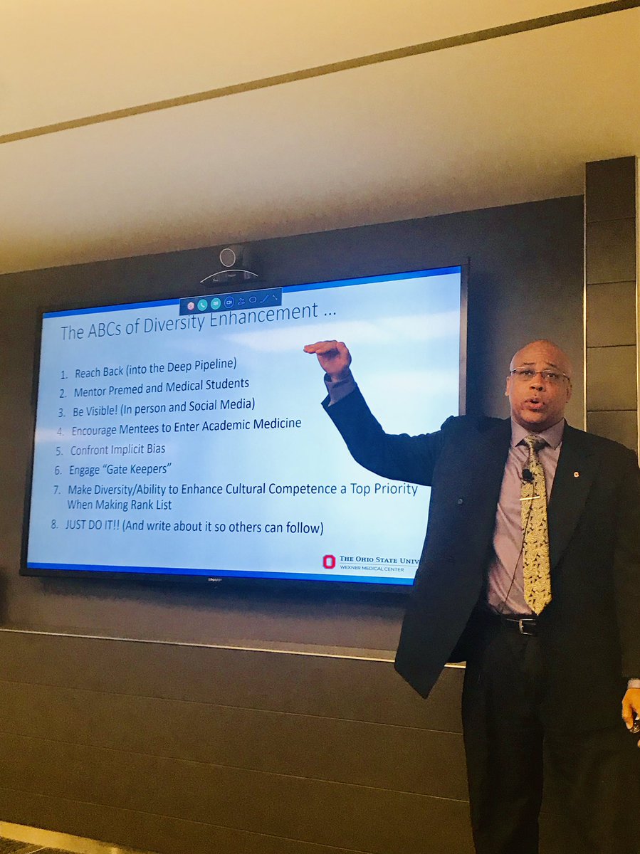 Lack of diversity in medicine is an emergency! Do something- an inspiring talk! Thank you to <a href="/DrQuinnCapers4/">Quinn Capers, IV</a> #academics #medicine <a href="/MountSinaiNYC/">Mount Sinai Health System</a> #BlackMenInMedicine #inspiration #Diversity #inclusion #healthcare #MedEd #gme #Doctober #AcademicChatter #academia