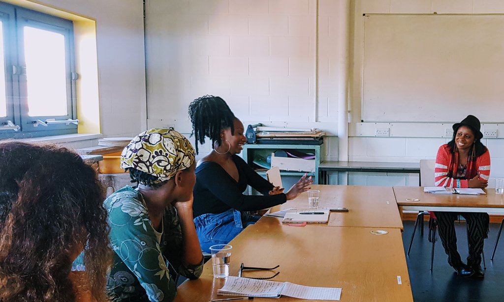 WordsofColour's tweet photo. Thank you to everyone who came to our #WordsofColourResidency writers workshop with @IrenosenOkojie! It was a pleasure to hold space with you 🤝🏽

As the great Toni Morrison said, "Your life is already artful - waiting, just waiting, for you to make it art." https://t.co/NLy1n2oN7Z