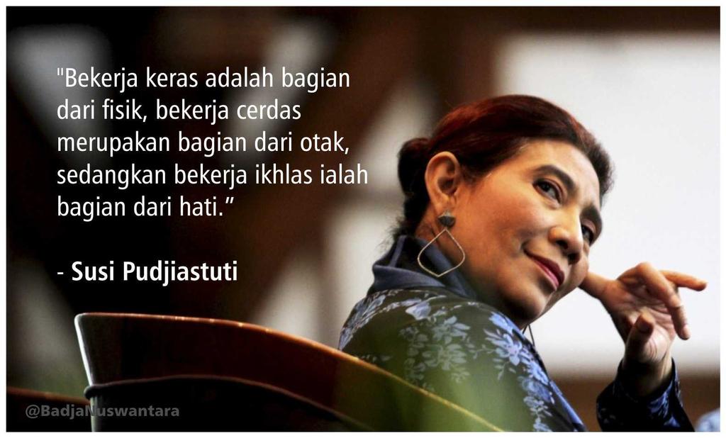 Sedih mendengar Ibu Susi tidak terpilih lagi..