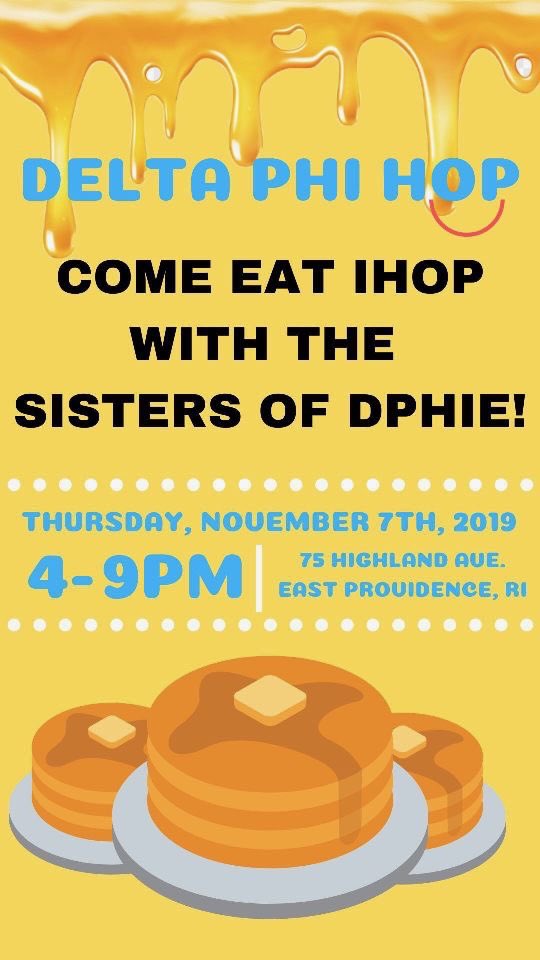 JWUDPhiE's tweet photo. Come eat ihop with us on Nov. 7th from 4-9pm 🥞 https://t.co/ewBQWY1EU1