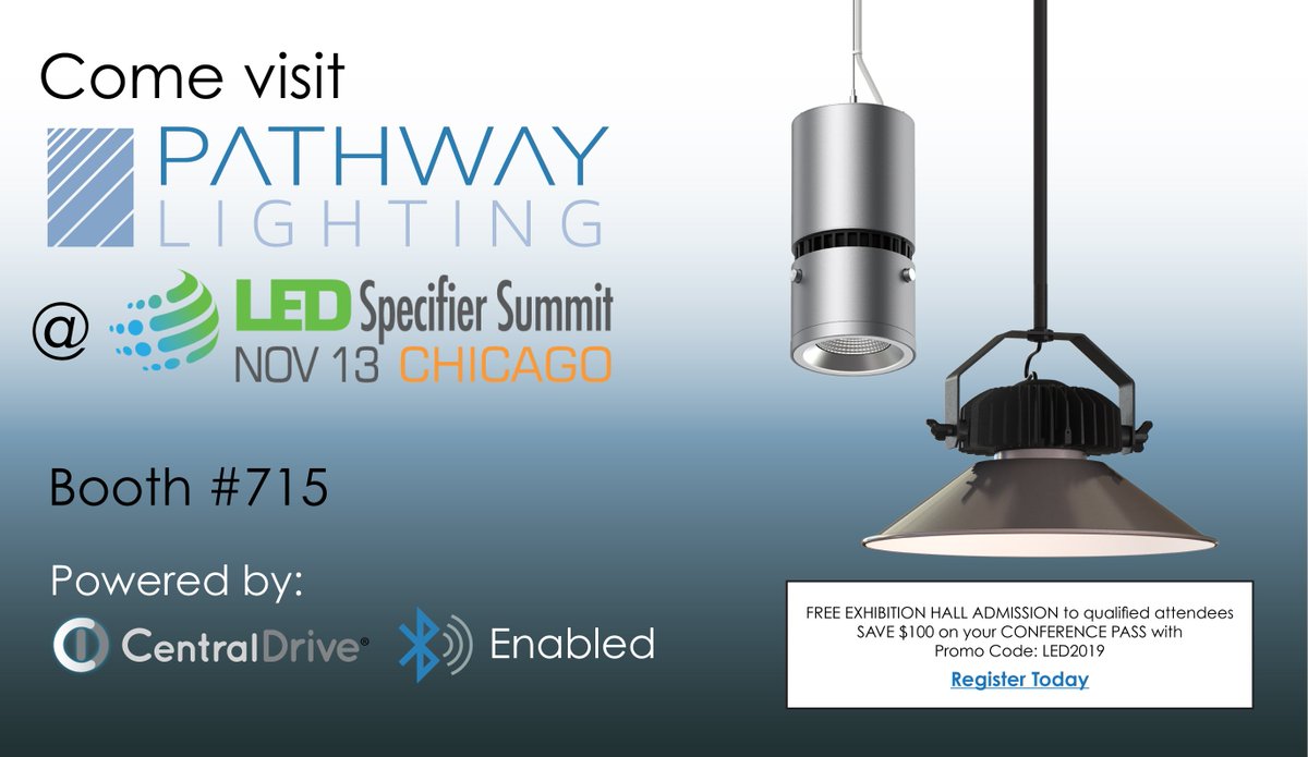 Come see our demonstration of <a href="/Casambi/">Casamy Casamy</a>-based Bluetooth Mesh Technology at the <a href="/LEDsummit/">LED Specifier Summit</a> in Chicago. Use the discount code below to register at: ledspecifiersummit.com/midwest/ #ledspecifiersummit #ledlighting #ledtechnology