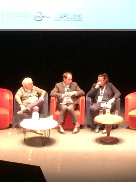 OFBiodiversite's tweet image. Thierry Canteri, en charge de la gestion du #Parcnaturel de la #merdeCorail, une des AMP les plus grandes du monde. "On ne sait pas encore très bien gérer les très grandes AMP" #biodiversité #airesmarinesprotégées