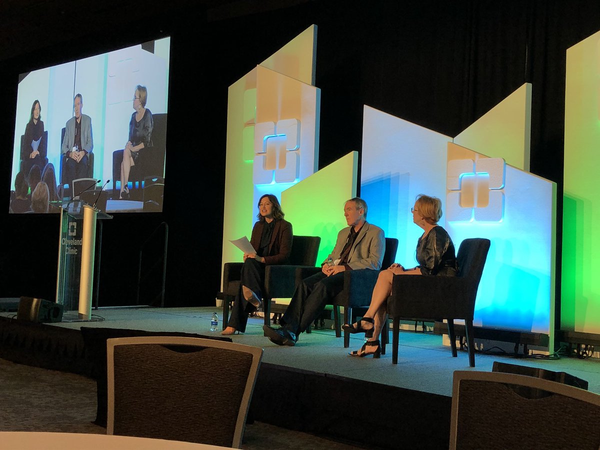 Scott_Dynda's tweet photo. Mary Caffrey, Managing Editor, American Journal of Managed Care, Harris Meyer, Senior Reporter Modern Healthcare, and Heather Meade, Moderator Principal, E&amp;Y Washington Council - Talking about Drug Pricing and Surprise Billing #VBISummit #MIS2019 @ClevelandClinic @CleClinicMD https://t.co/YavIWMU0tF