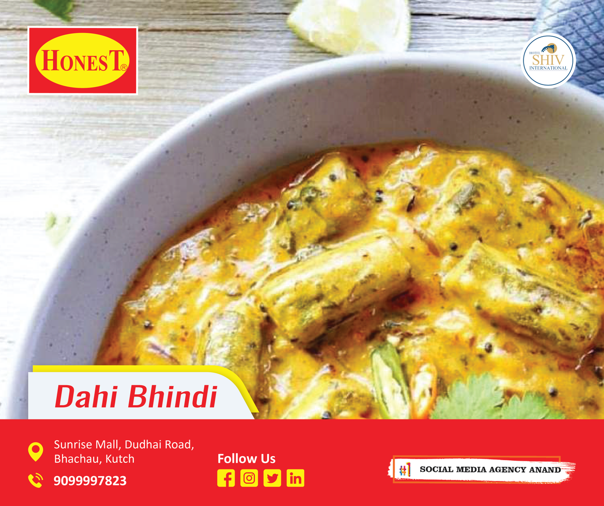 hotel_shiv's tweet photo. Dahi Bhindi At @hotel_shiv 

#dahibhindi #bhindi #kathiyavadifood #vegrestaurant #restaurant #food #foodie #dinner #healthyfood #vegetarian #lunch #delicious #yummy #foodphotography #foodlover #hungry #tasty #deliciousfood #hotelShivInternational #hotelshiv #bhachau #gujarat https://t.co/5MsmyDk6ao