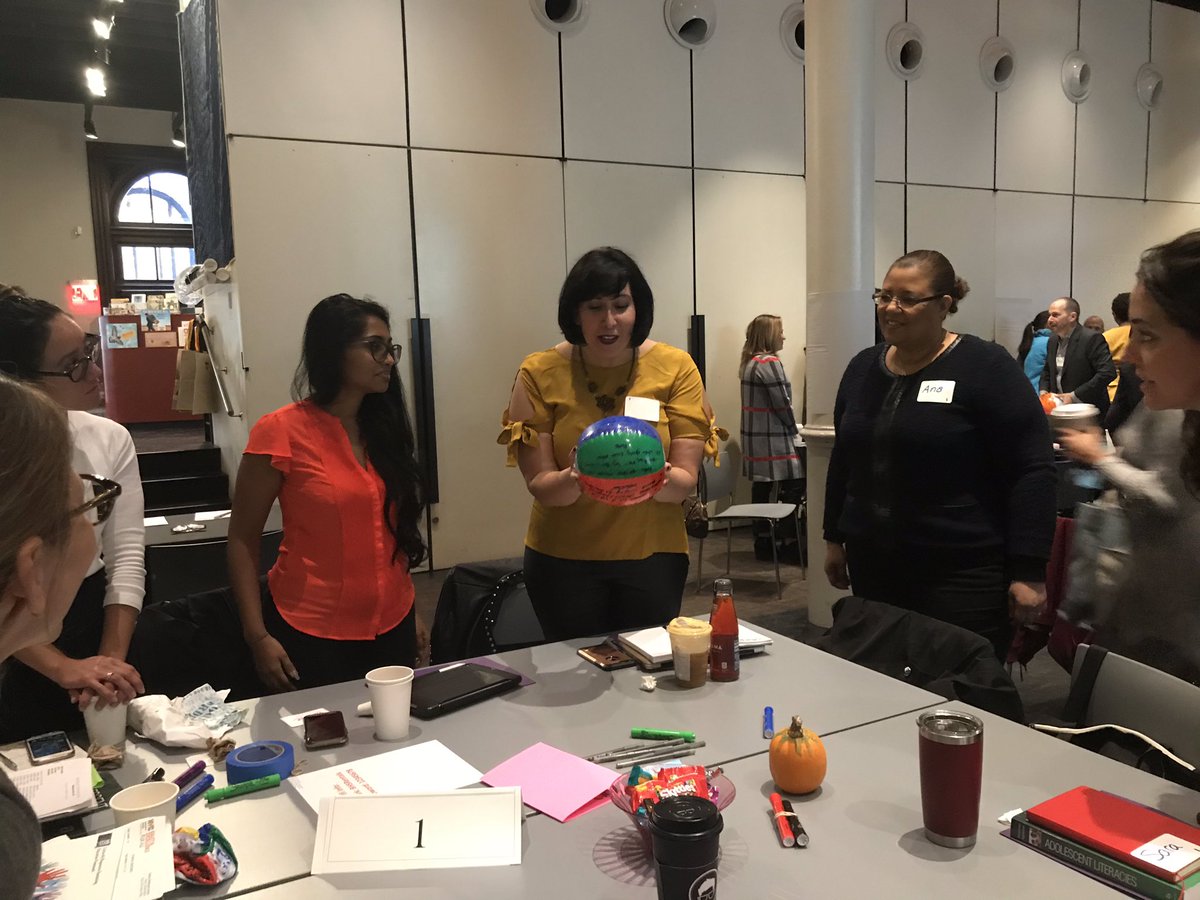 What a great way to start a day of learning! Beach-ball and the Instructional Core!   <a href="/NYCSchools/">NYC Public Schools</a>