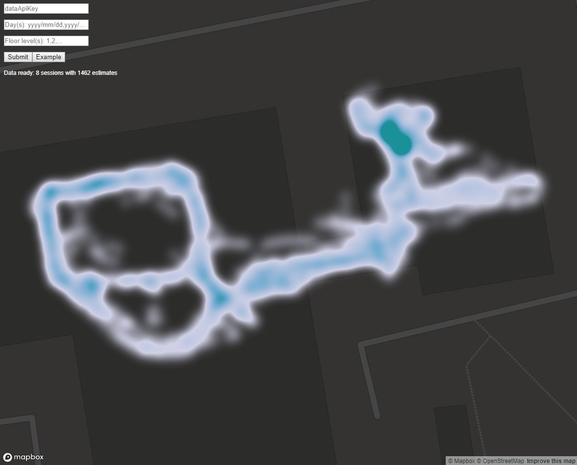 IndoorAtlas's tweet image. Heatmaps - from hackathon idea to working visualization tool bit.ly/2W947wd #blogpost #heatmap #scalajs #dataanalysis #visualisation #indoornavigation #indoorpositioning #indoormaps #locationbasedservices