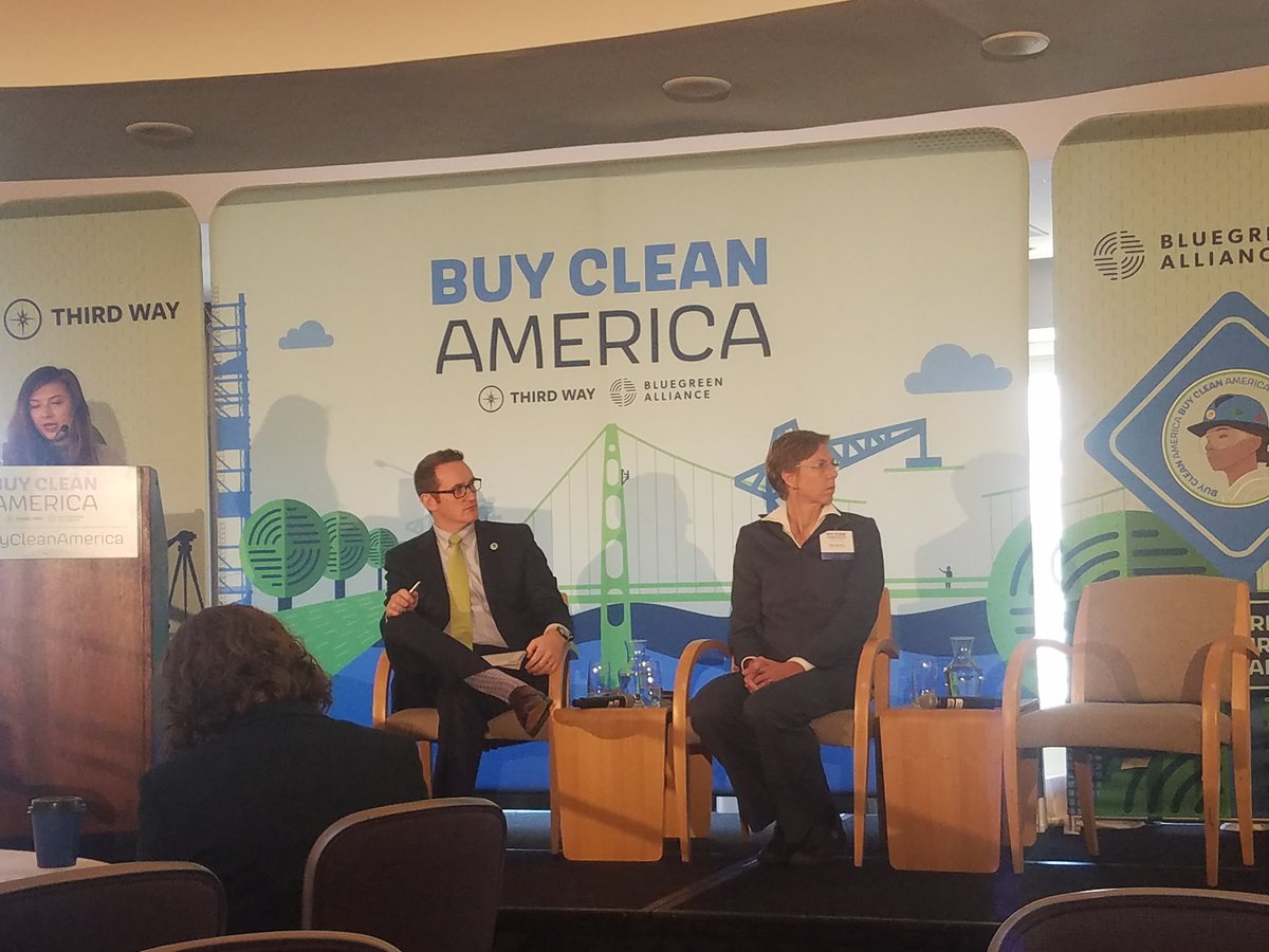 At the #BuyClean workshop from Third Way. @ThirdWayEnergy
@BGAlliance

Cecilia Springer: 25% of global CO2 emissions are embodied in traded goods.