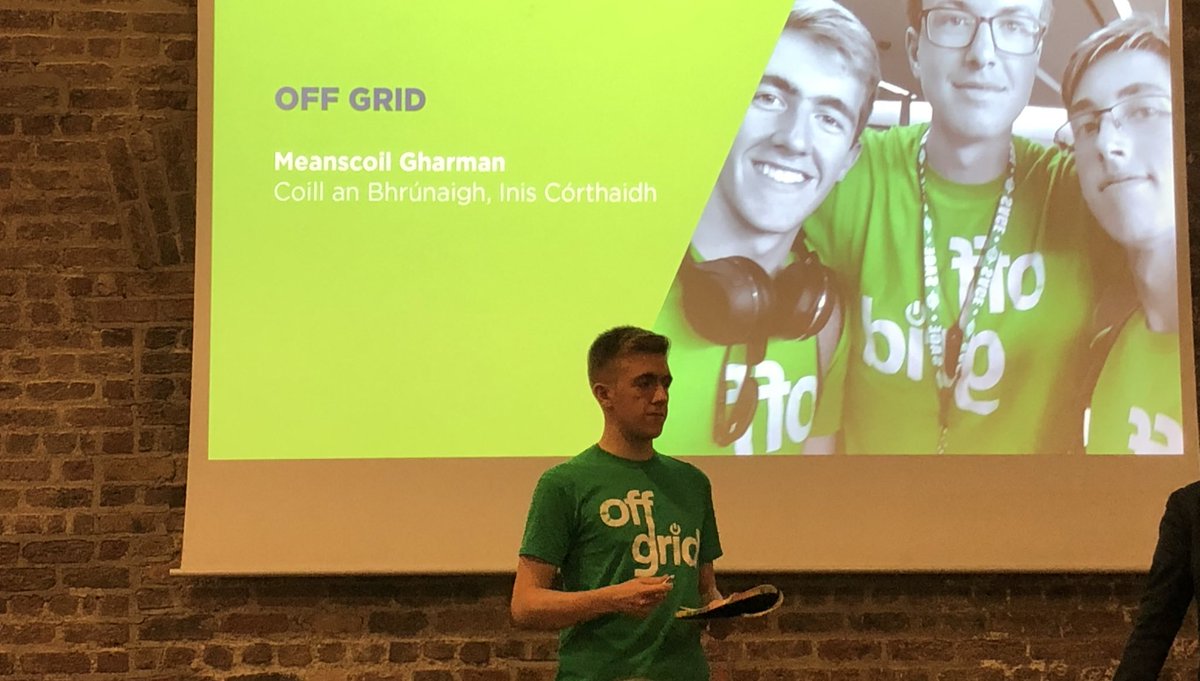 The <a href="/StFintansHS/">St. Fintan's HS</a> <a href="/OffGridYSI/">Off Grid - Young Social Innovators</a> team are looking to change the policy around sustainable energy schools in Ireland.

#SocialInnovation