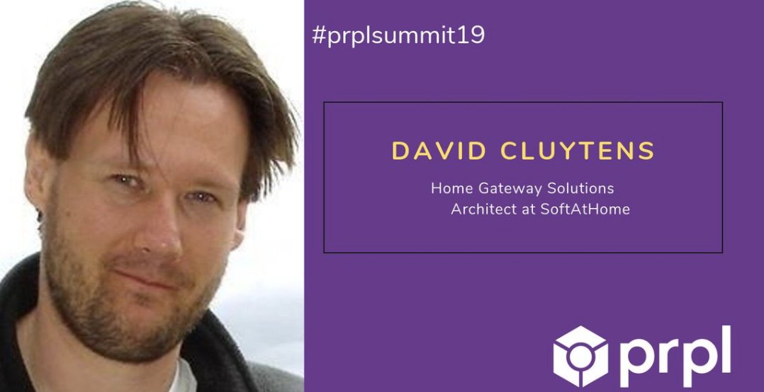 SoftAtHome's tweet photo. Day1 of #prplsummit19 and we are already looking forward to Day2 where David Cluytens is speaking on how to optimise customers Quality of Experience. Join him tomorrow at 11:45am. https://t.co/STeXoO7gjl https://t.co/bsOOiETJnP